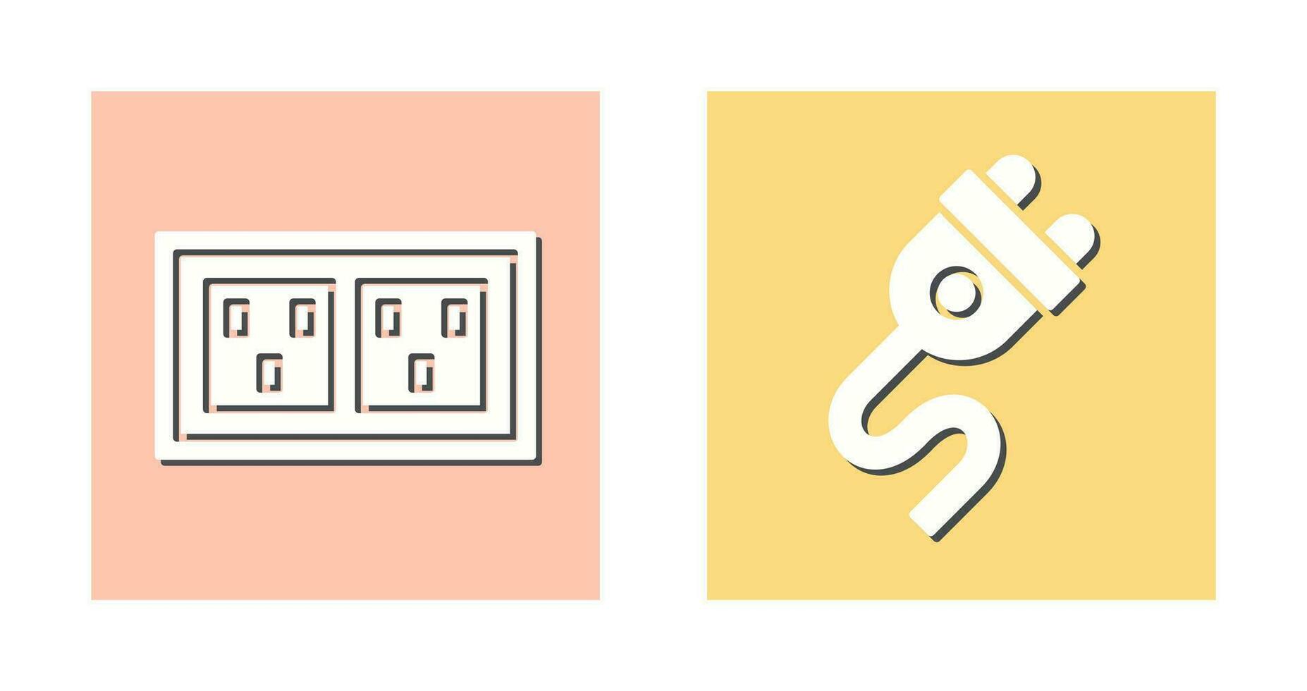 Socket and Plug Icon vector