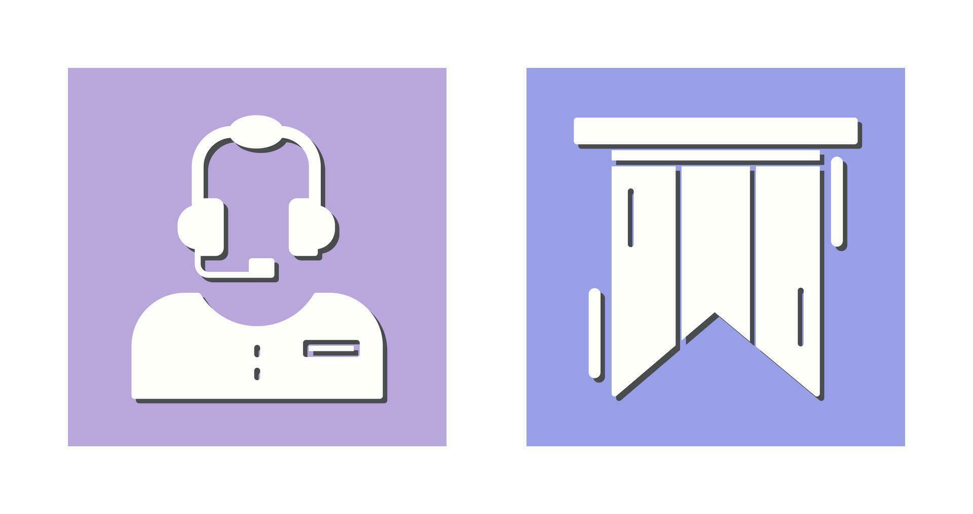 Customer Service and Bookmark Icon 32784224 Vector Art at Vecteezy