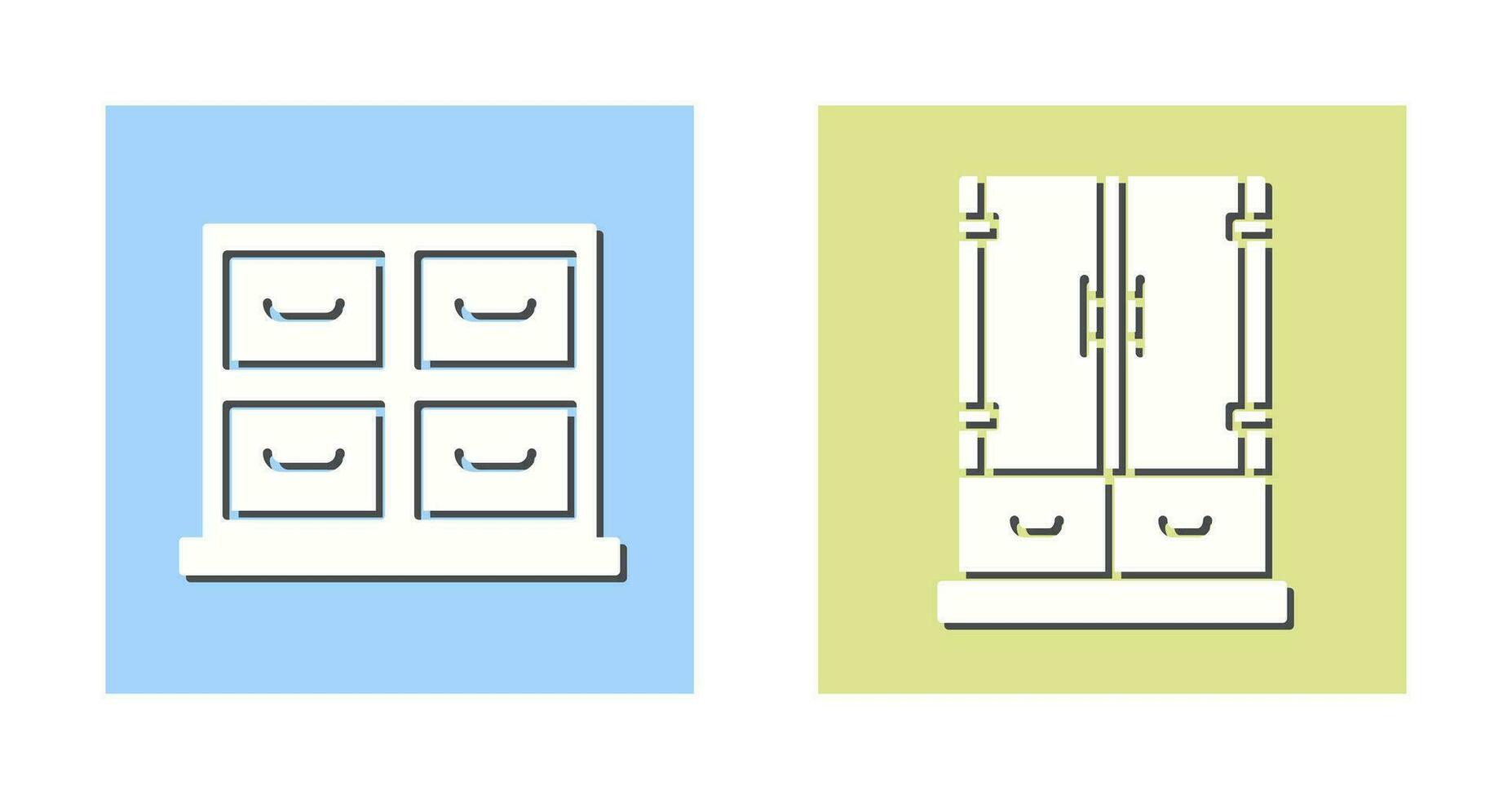 Cabinet and Business Icon vector