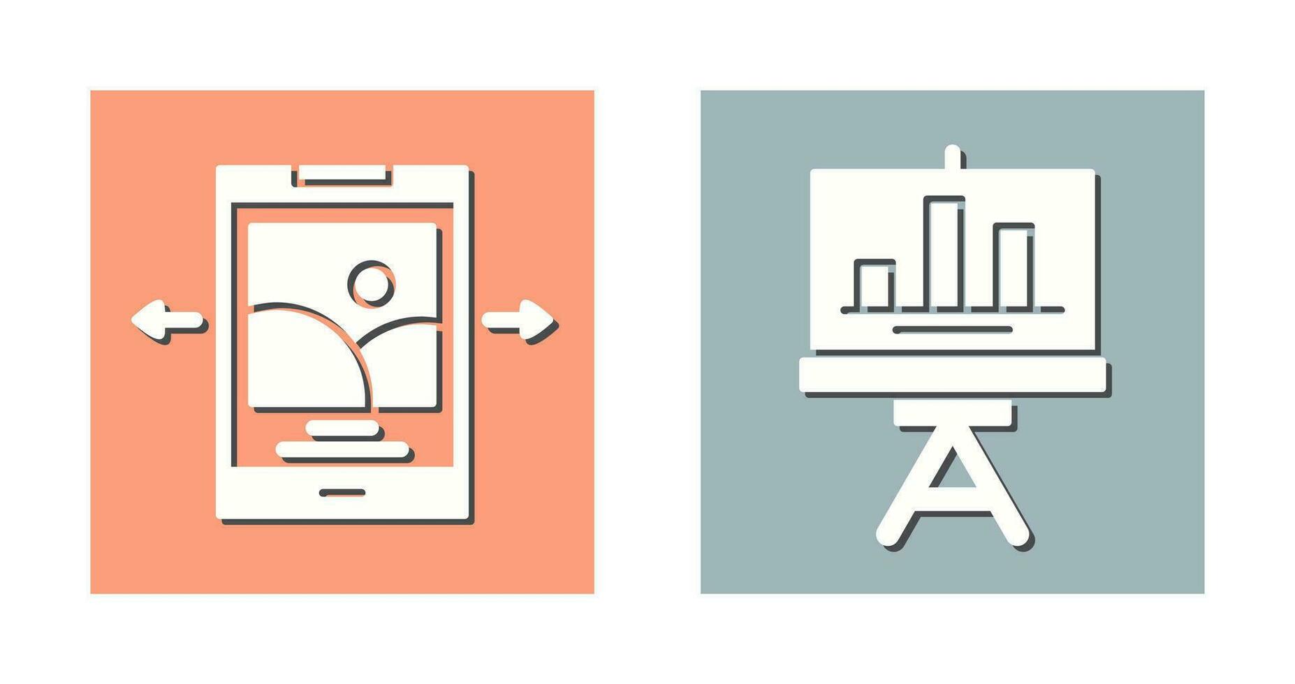 Swipe and Finance Icon vector
