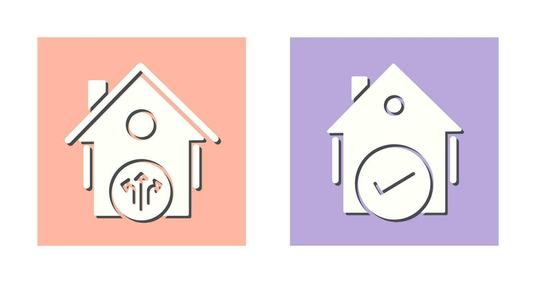 Vent and Houses Icon vector