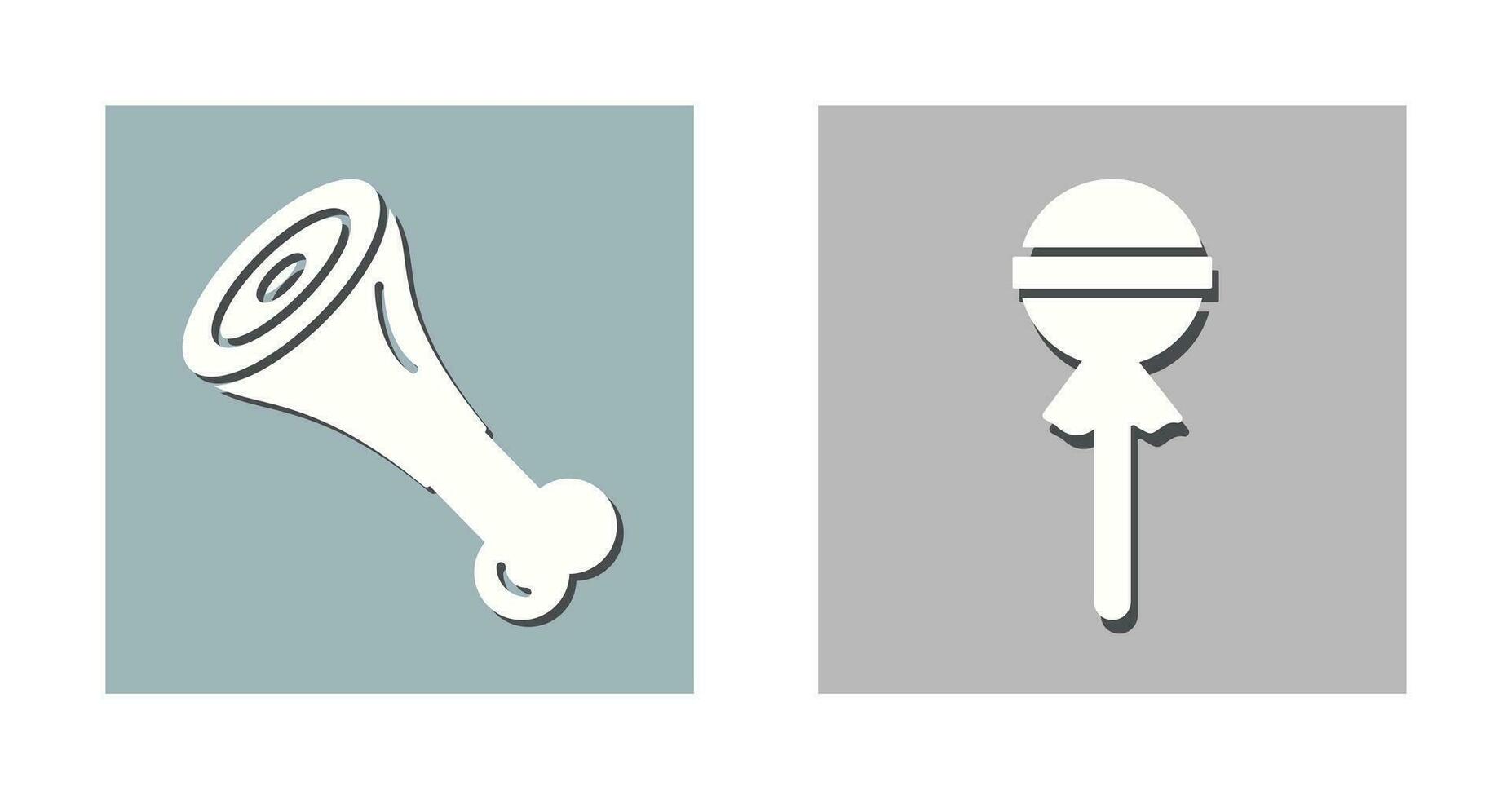 Meat and Candy Icon vector