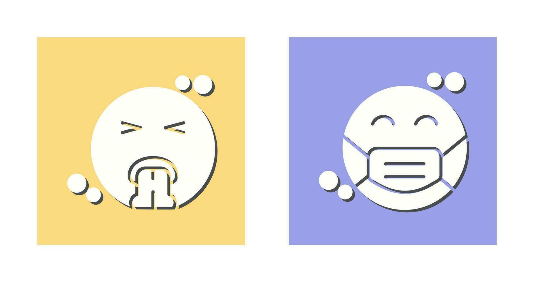 Vomit and Mask Icon vector