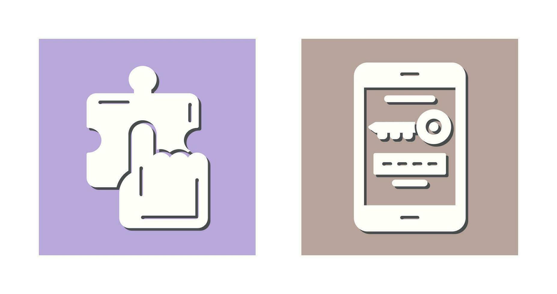 Quick Selection and One Time Password Icon vector
