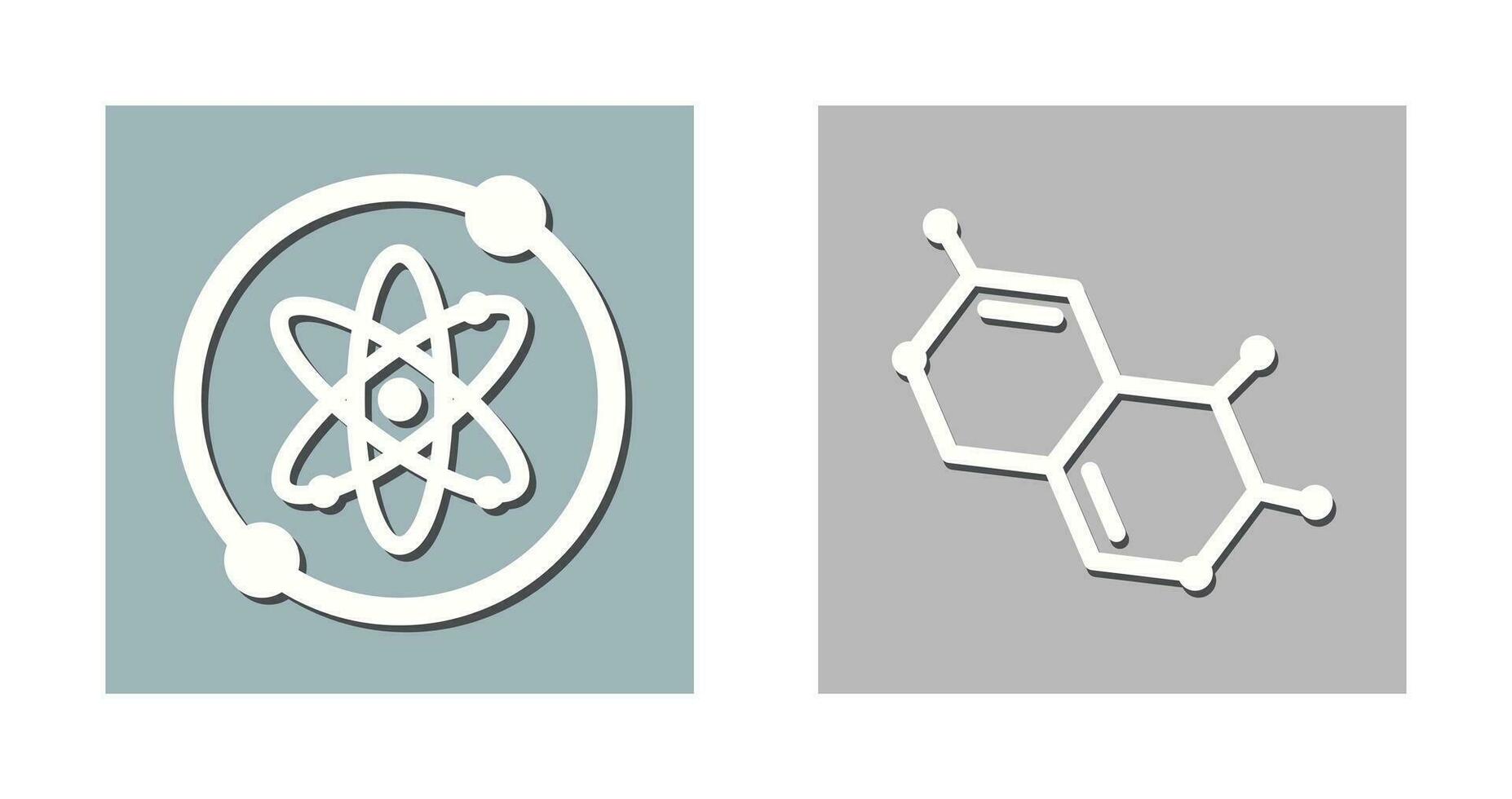 Proton and Molecule Icon vector