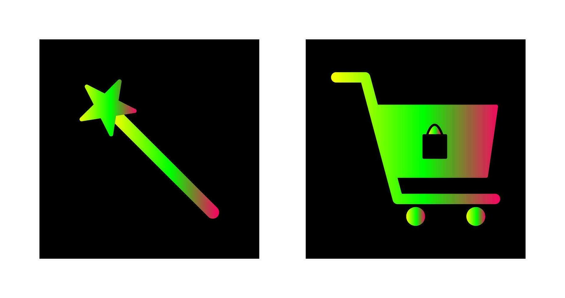 magic and shopping  Icon vector