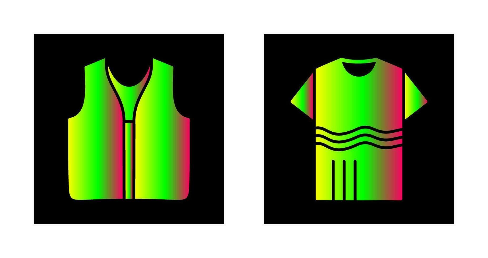 Swimming Vest and Accessory Icon vector