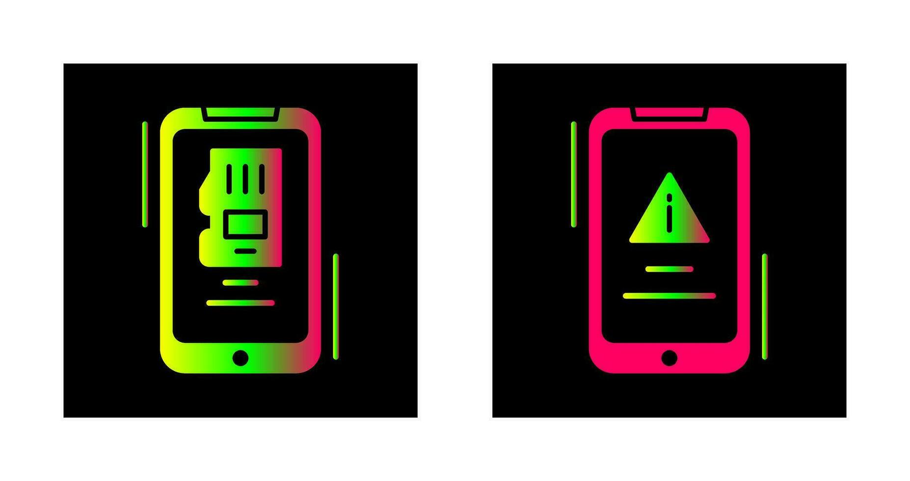 Memory and Error Icon vector