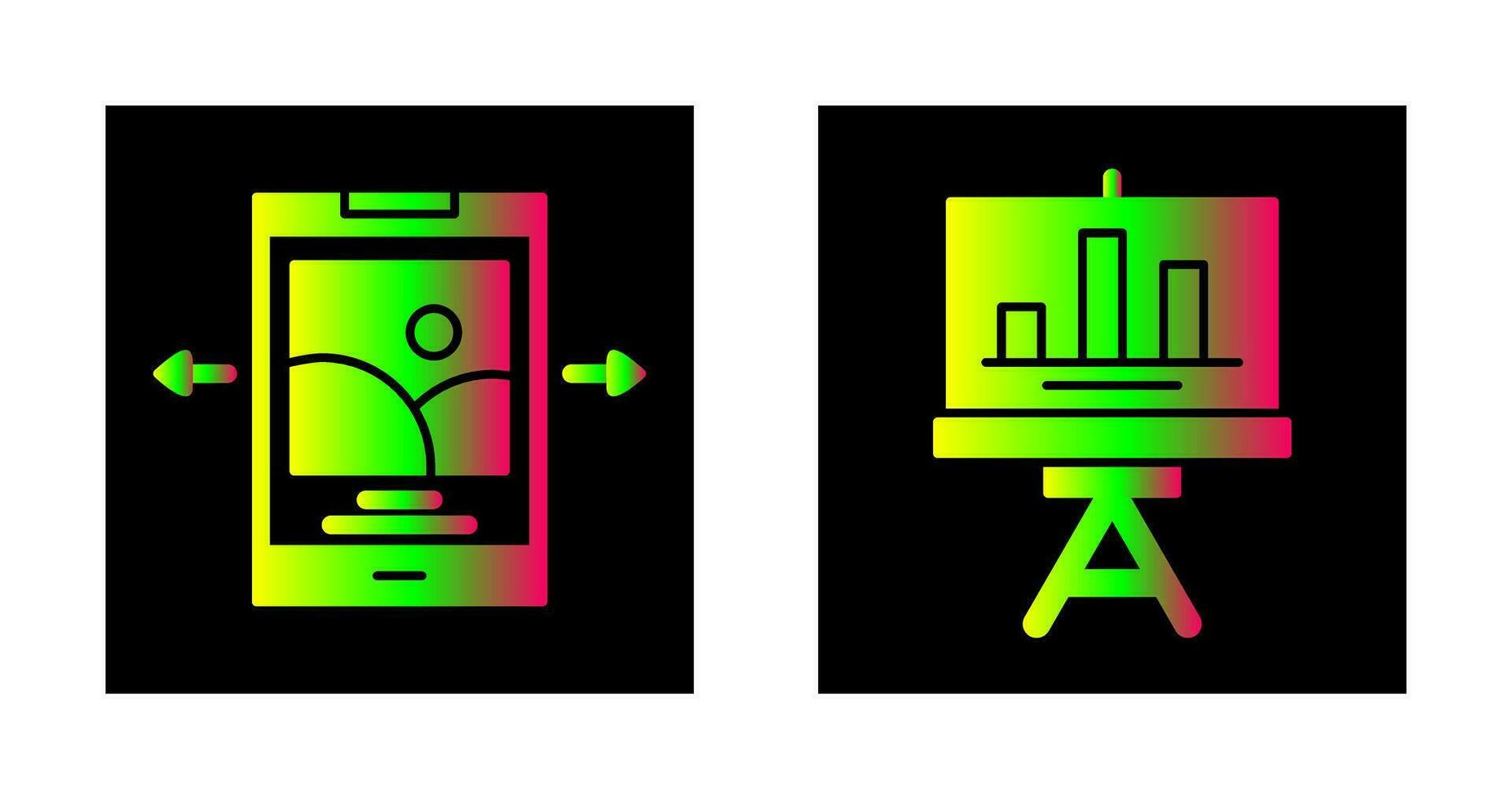 Swipe and Finance Icon vector