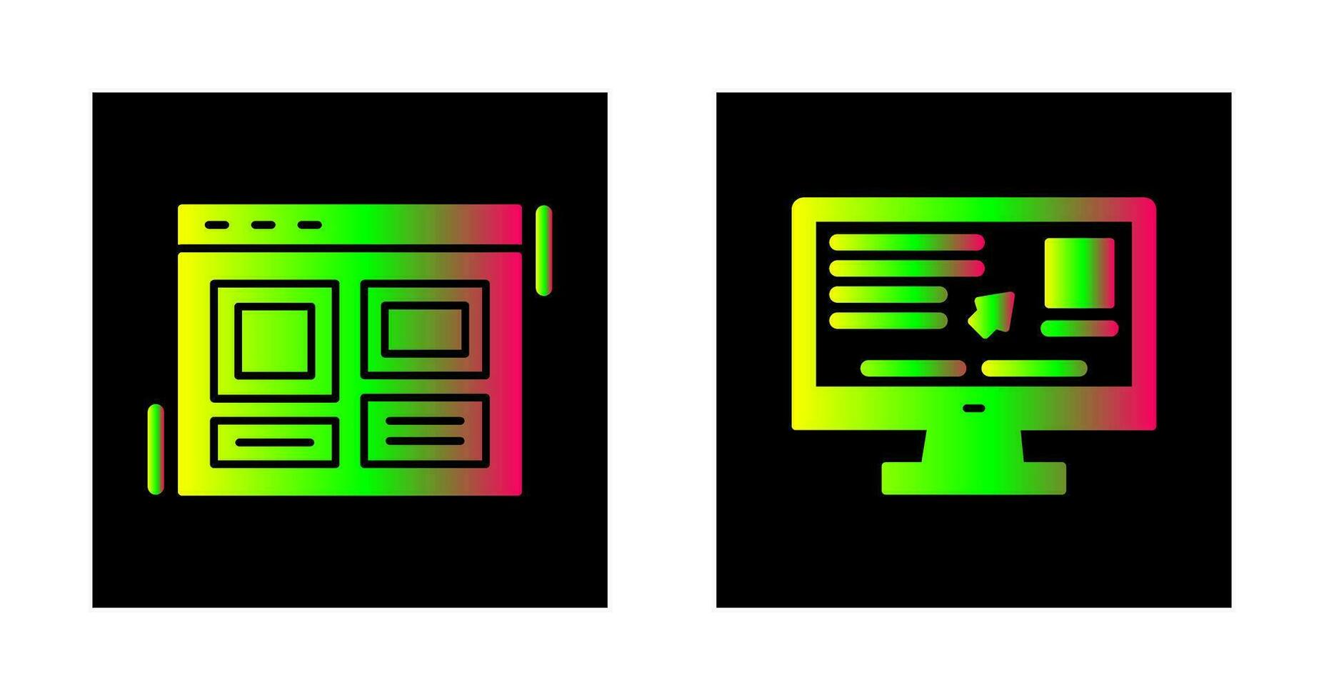Layout and Usability Icon vector