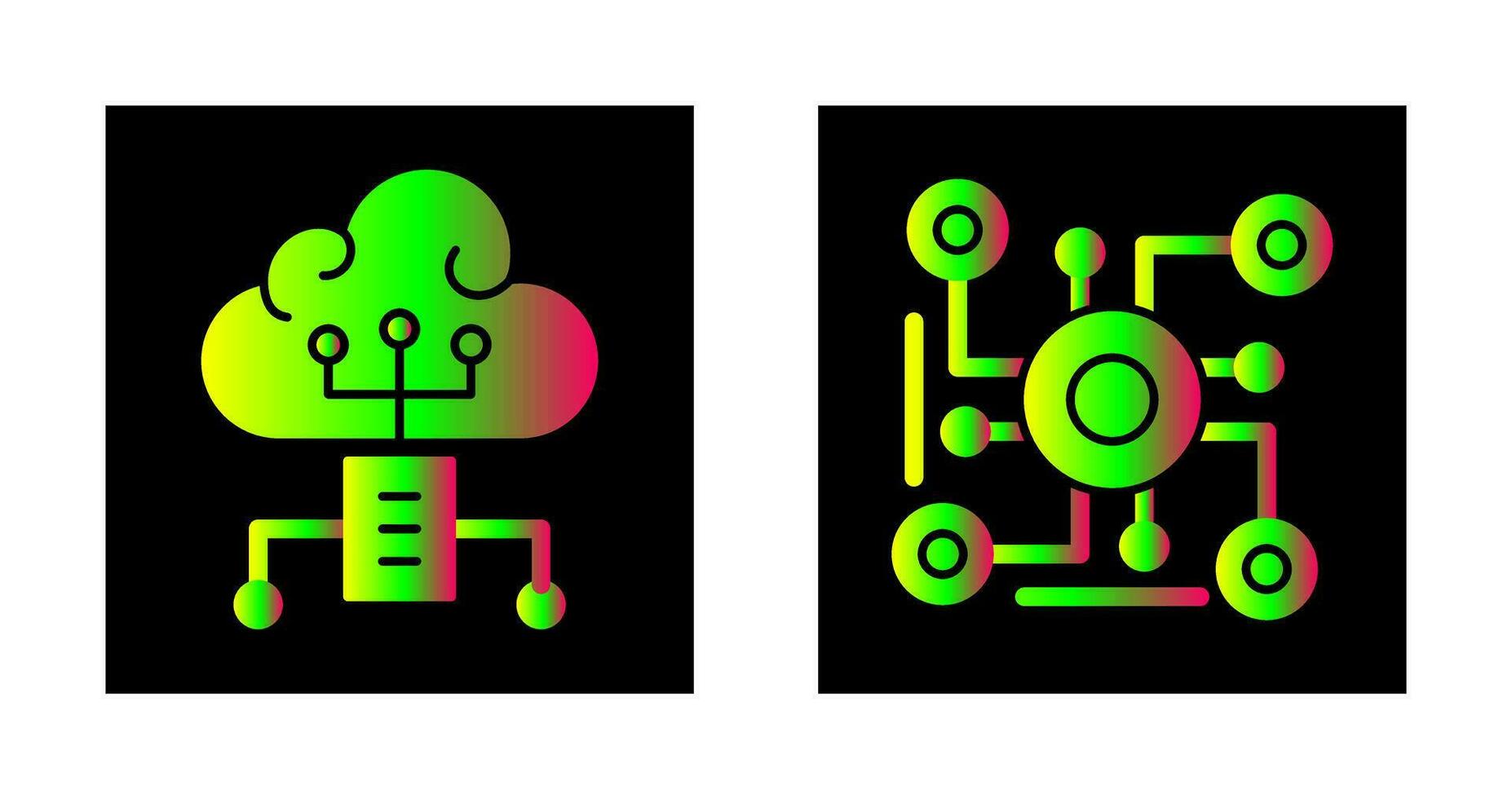 Cloud Computing and Connection Icon vector