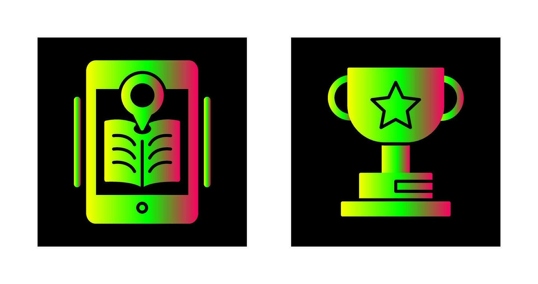 Library and Prize Icon vector