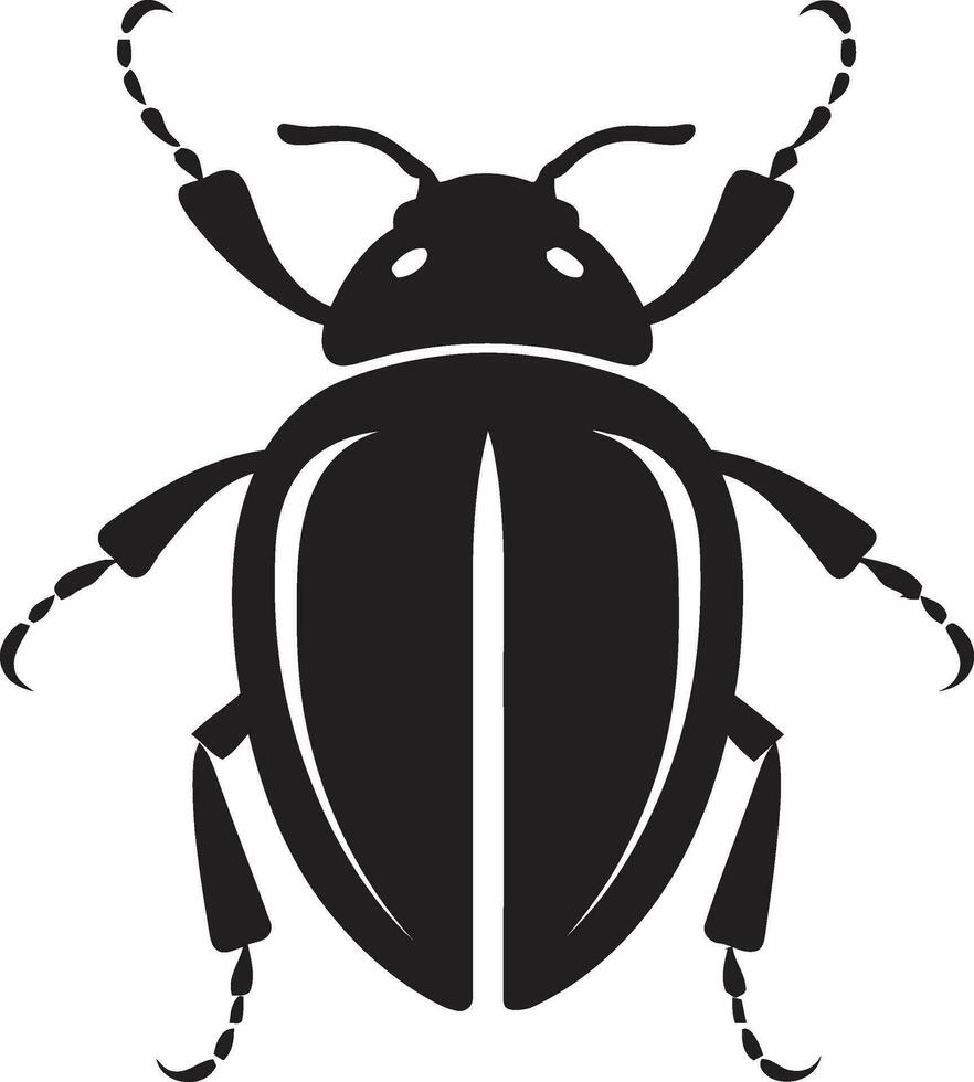 escarabajo majestad insignias insecto dinastía marca vector