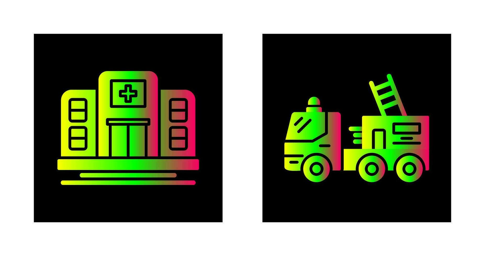 Ssd and Fire Truck Icon vector