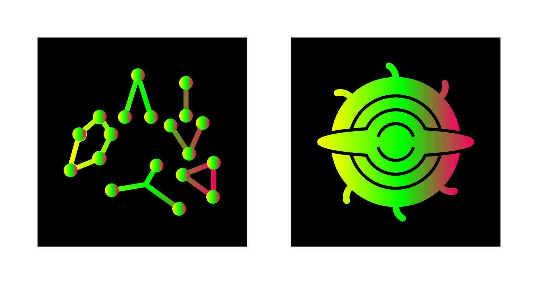 constellation and blackhole Icon vector
