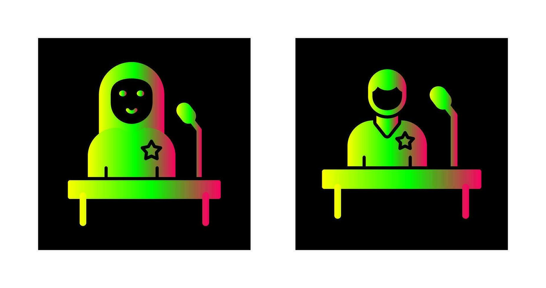 Candidate and Candidate Icon vector