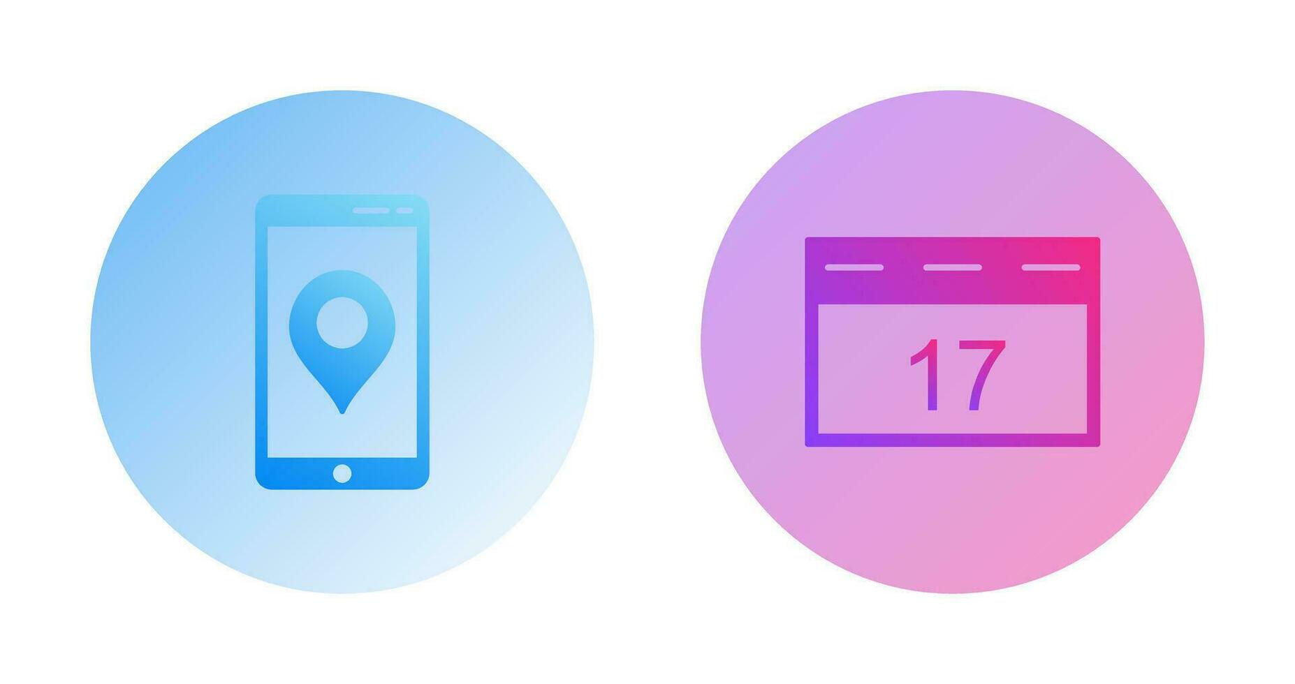 Gps Service and Event Management Icon vector