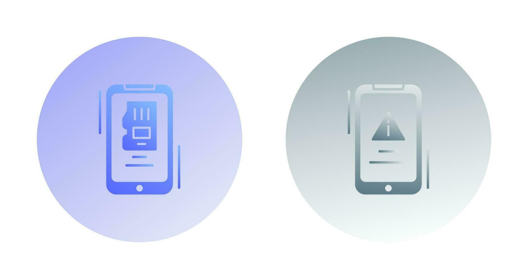 Memory and Error Icon vector