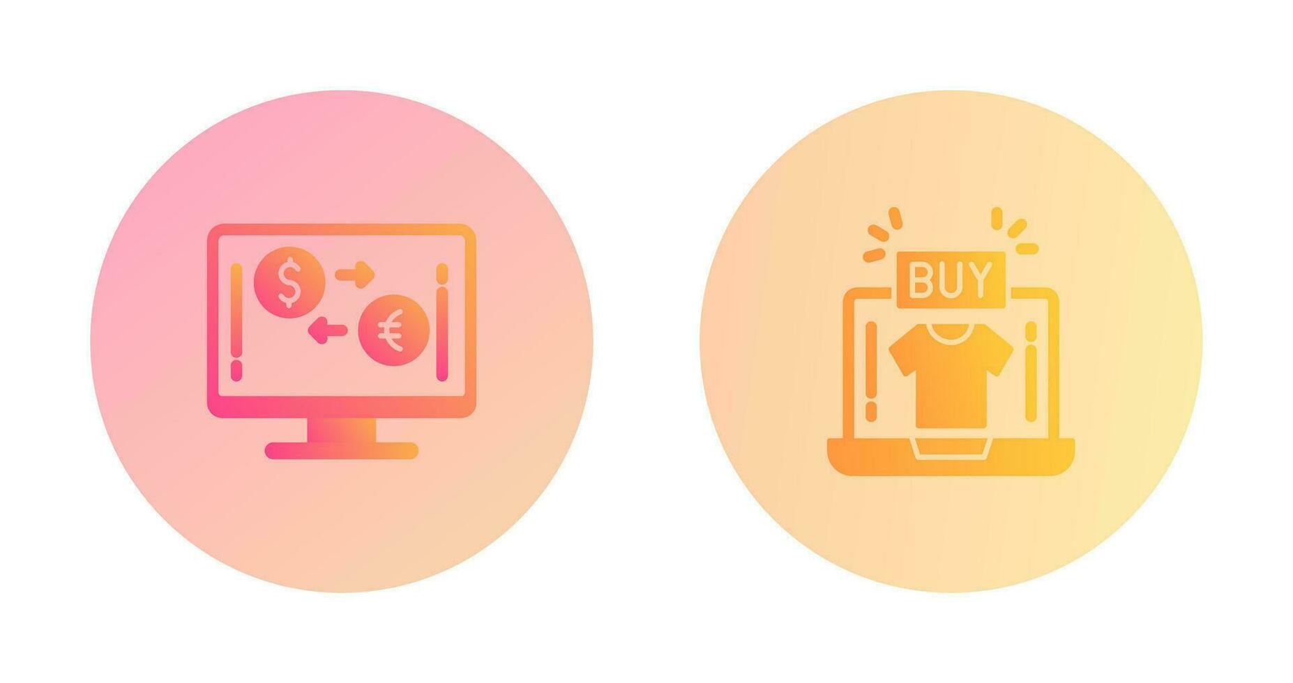 Currency Exchange and Buy Icon vector