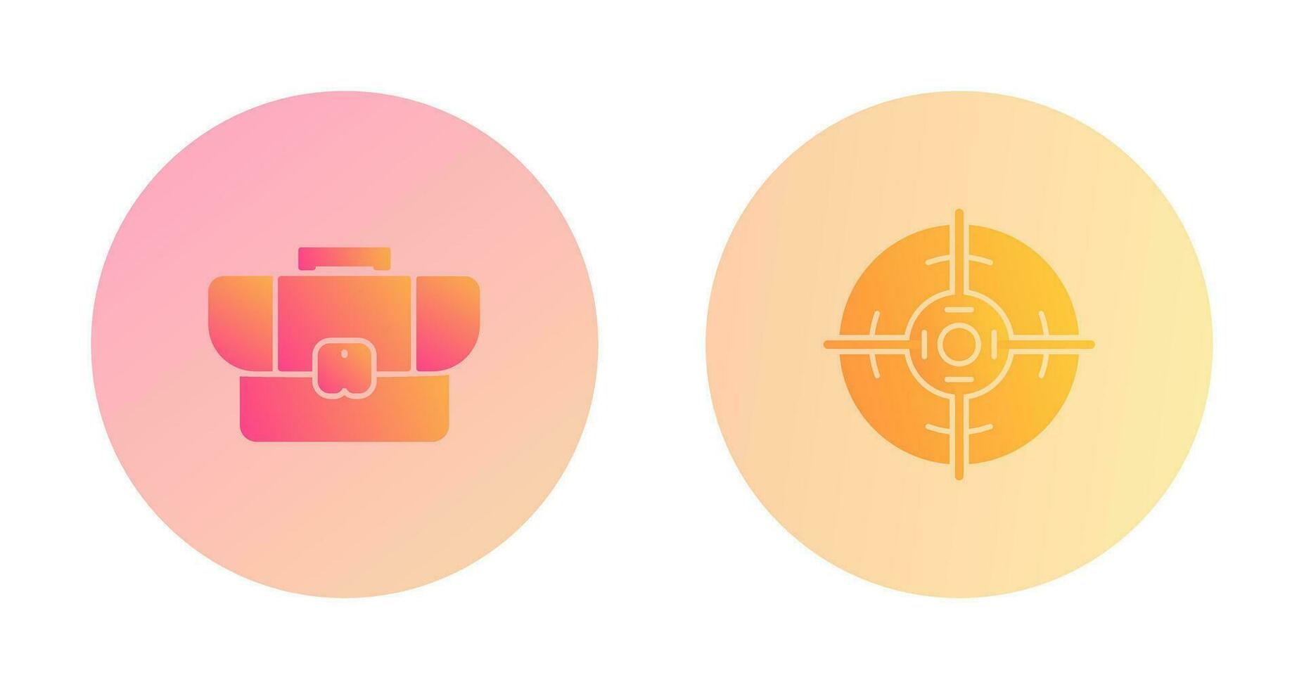 Briefcase and Target Icon 32786095 Vector Art at Vecteezy