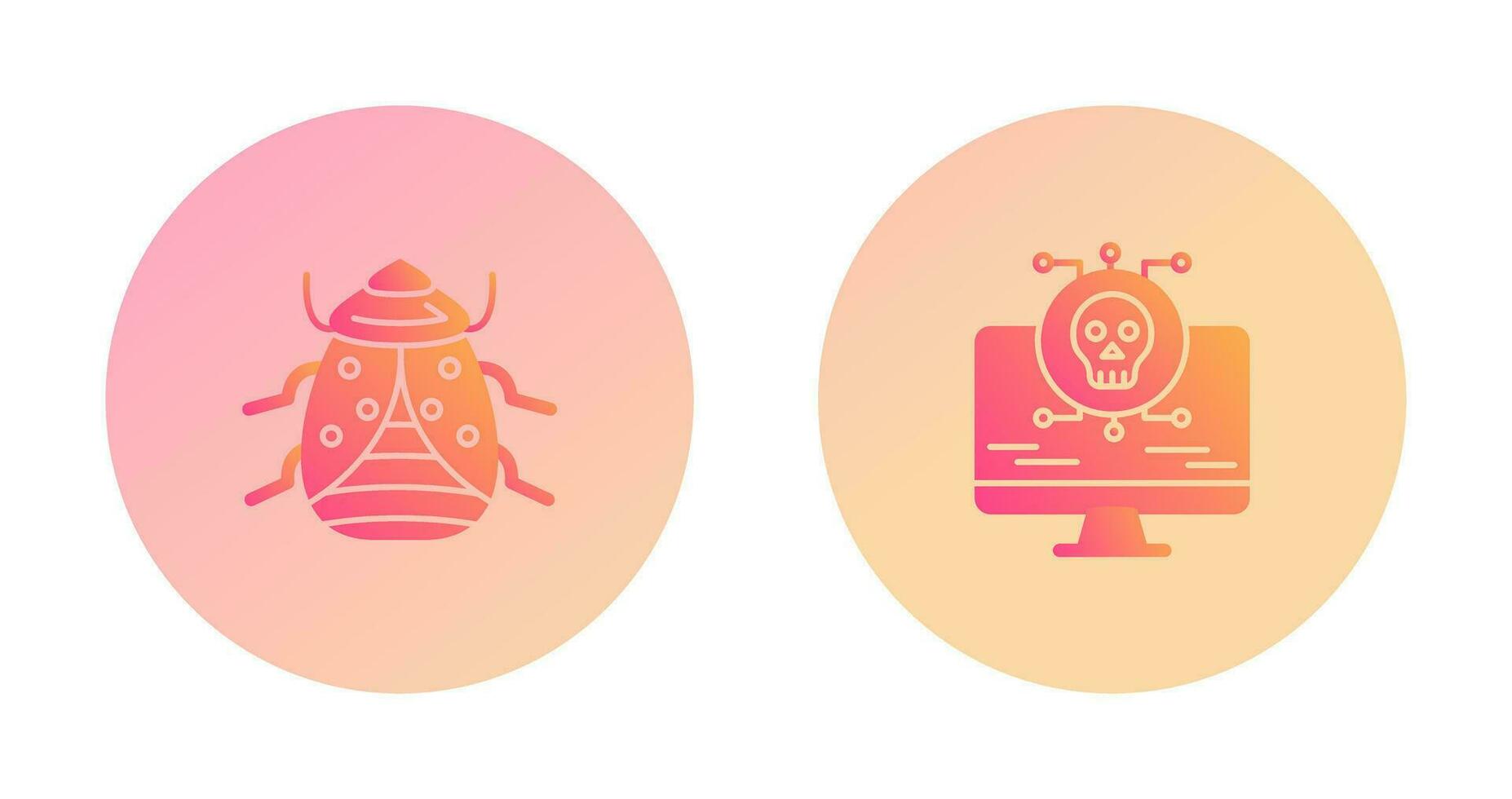 Bug and Virus Icon vector