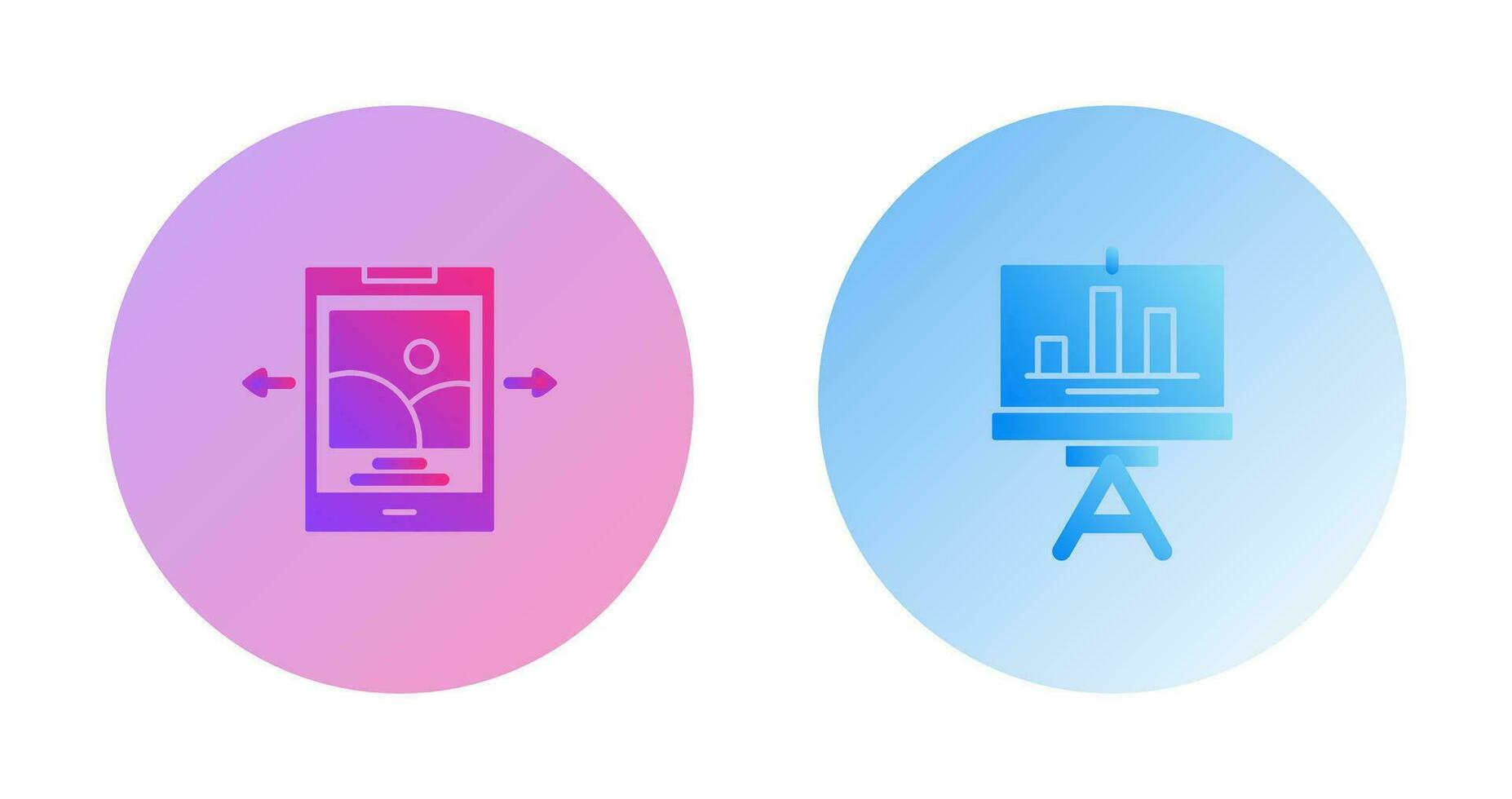 Swipe and Finance Icon vector