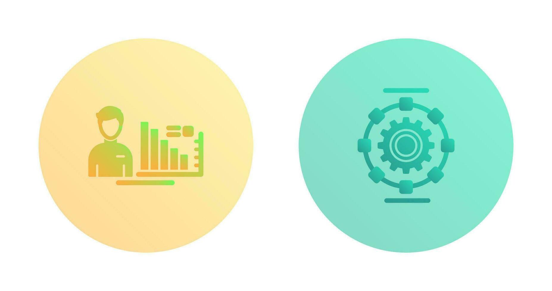 Consulting and Automated  Icon vector