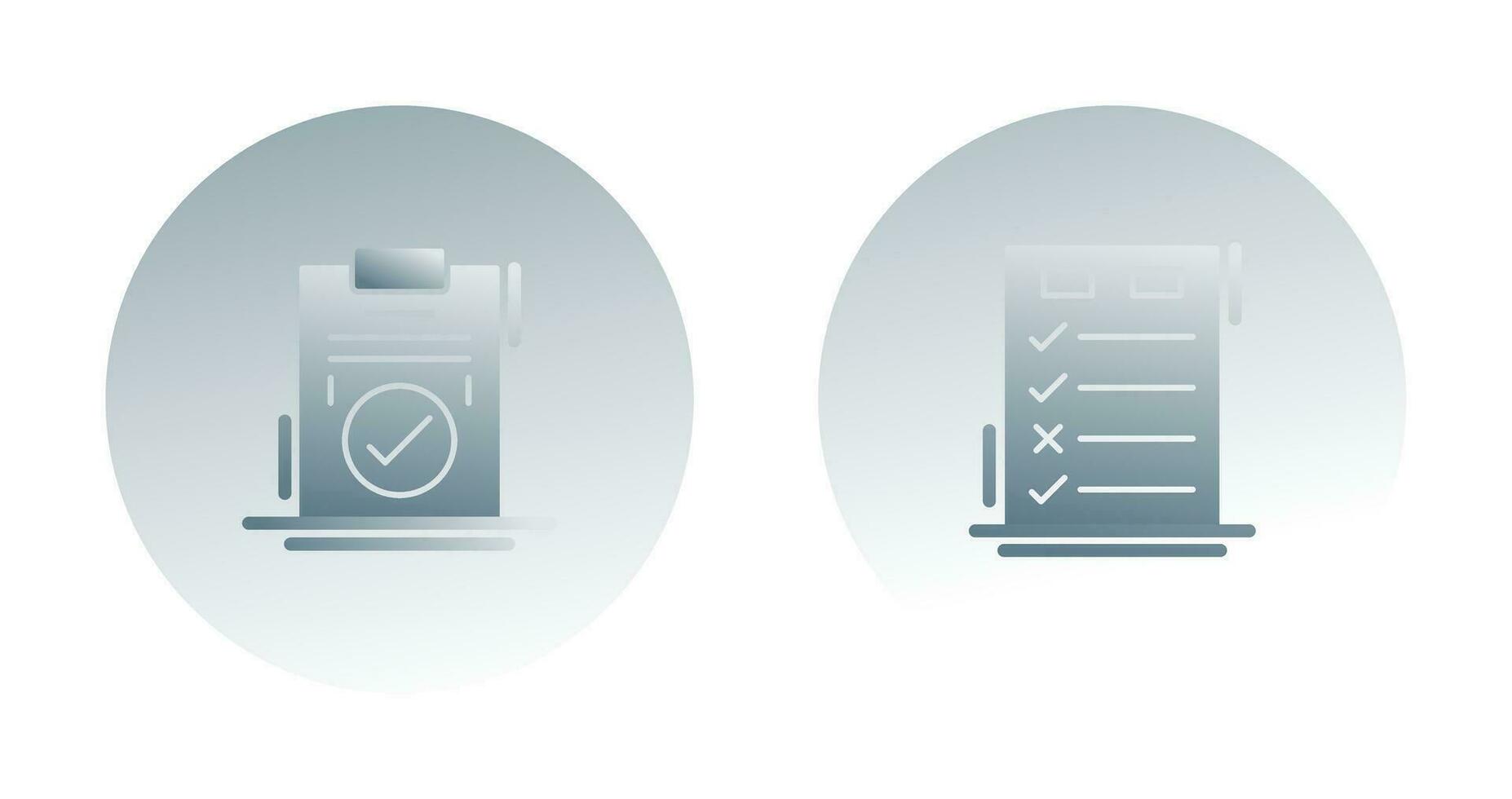 Today to Done Check List and Checkmark Icon vector