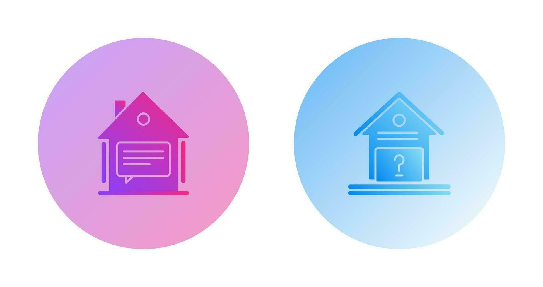 Message and Unknown Icon vector