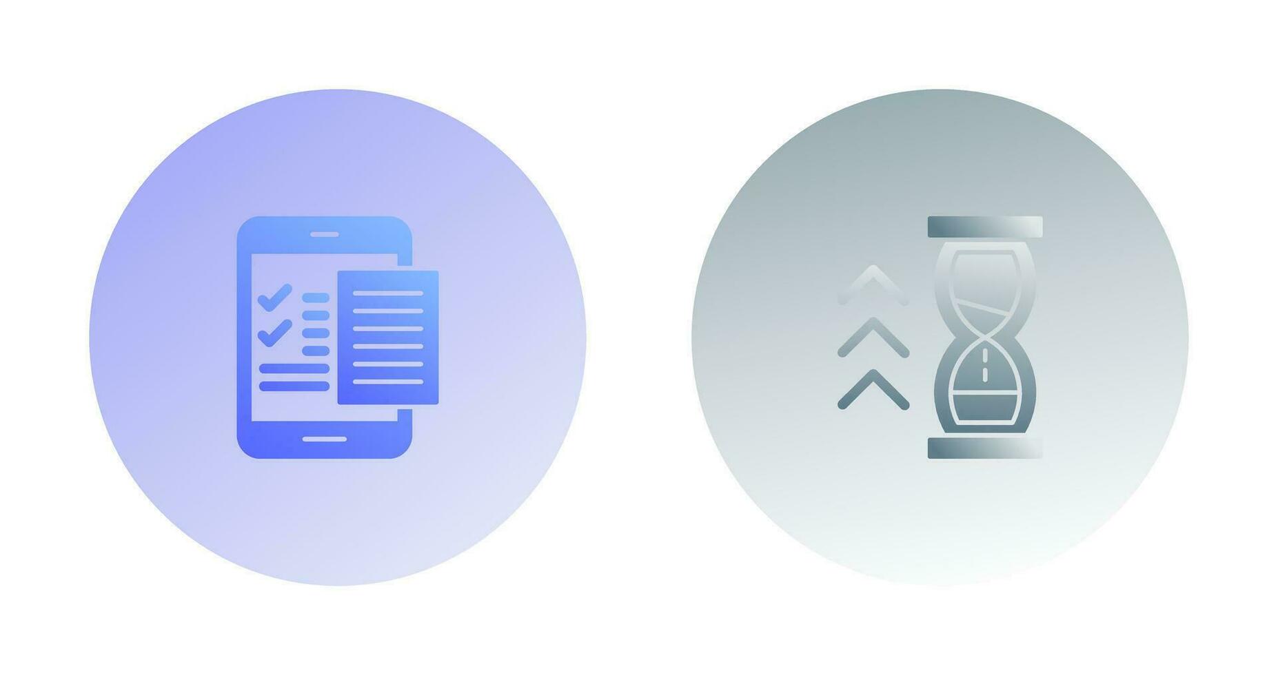 Check List and Quick Response Icon vector
