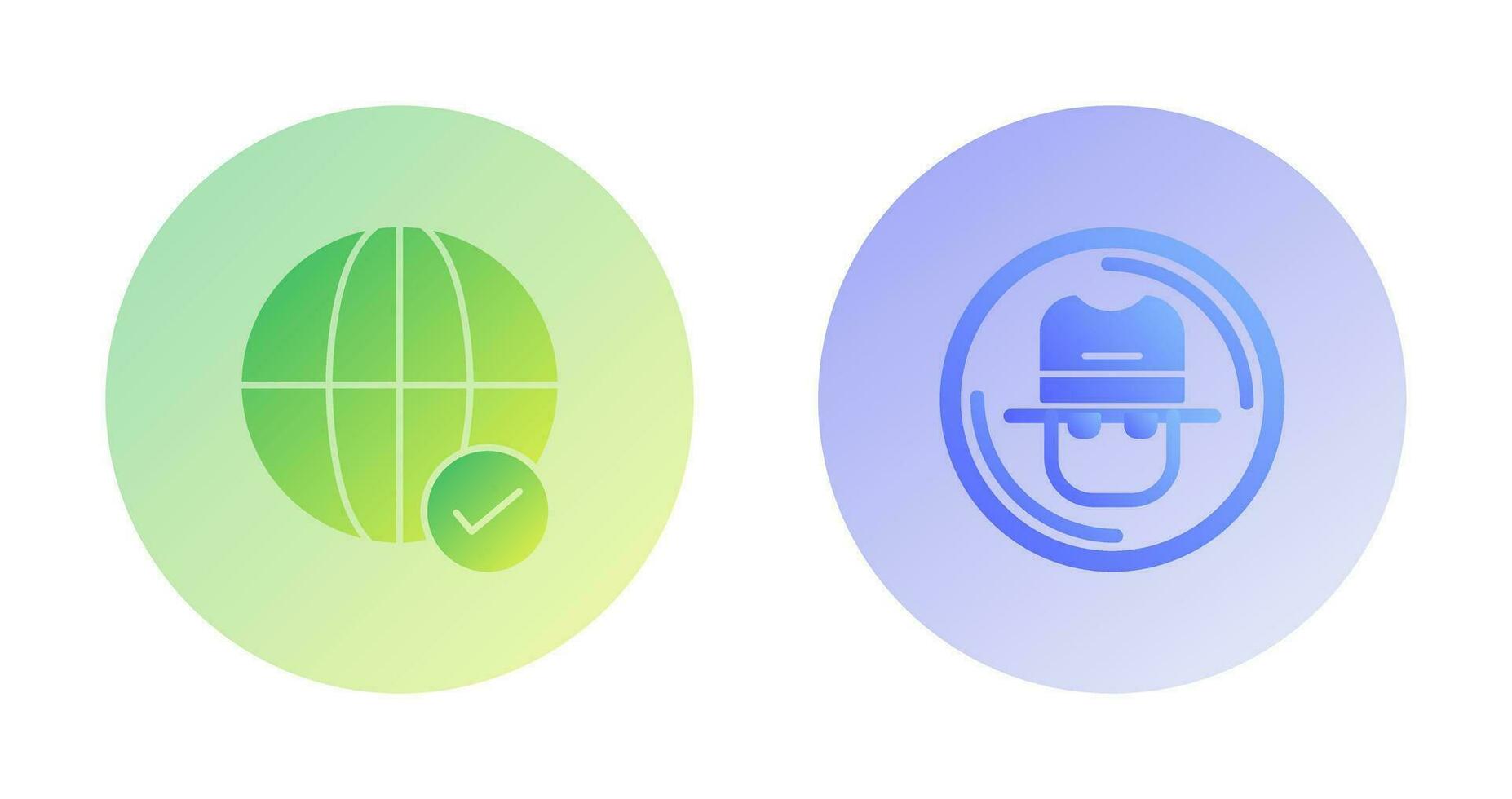 Internet and Spy Icon vector