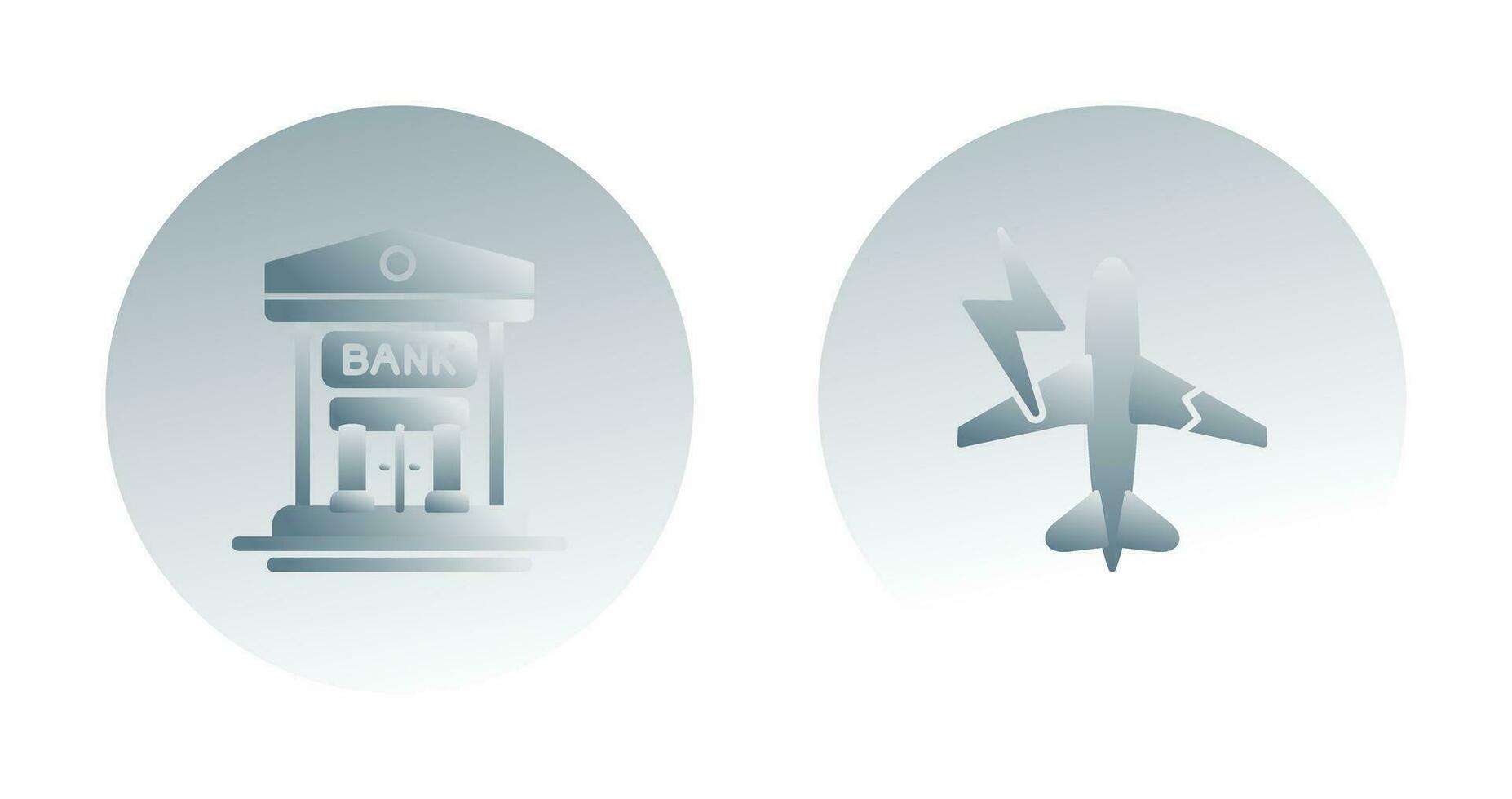 Health and Bank Icon vector