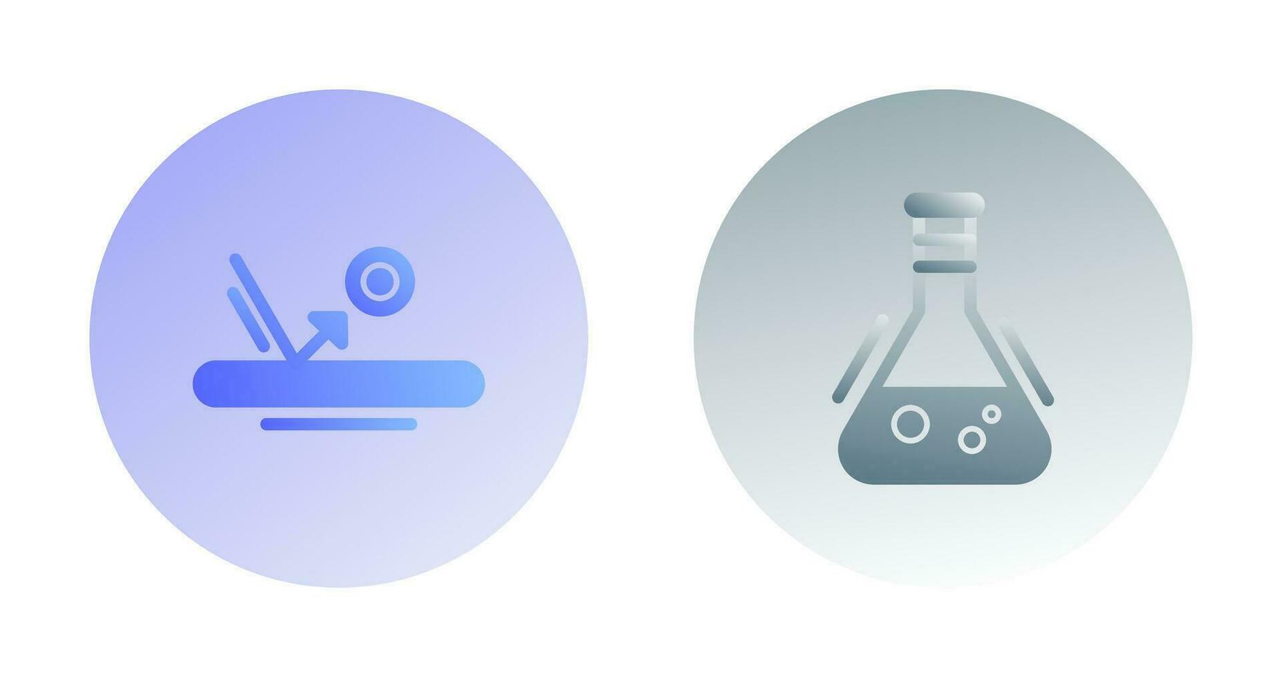 Bounce and Flask Icon vector