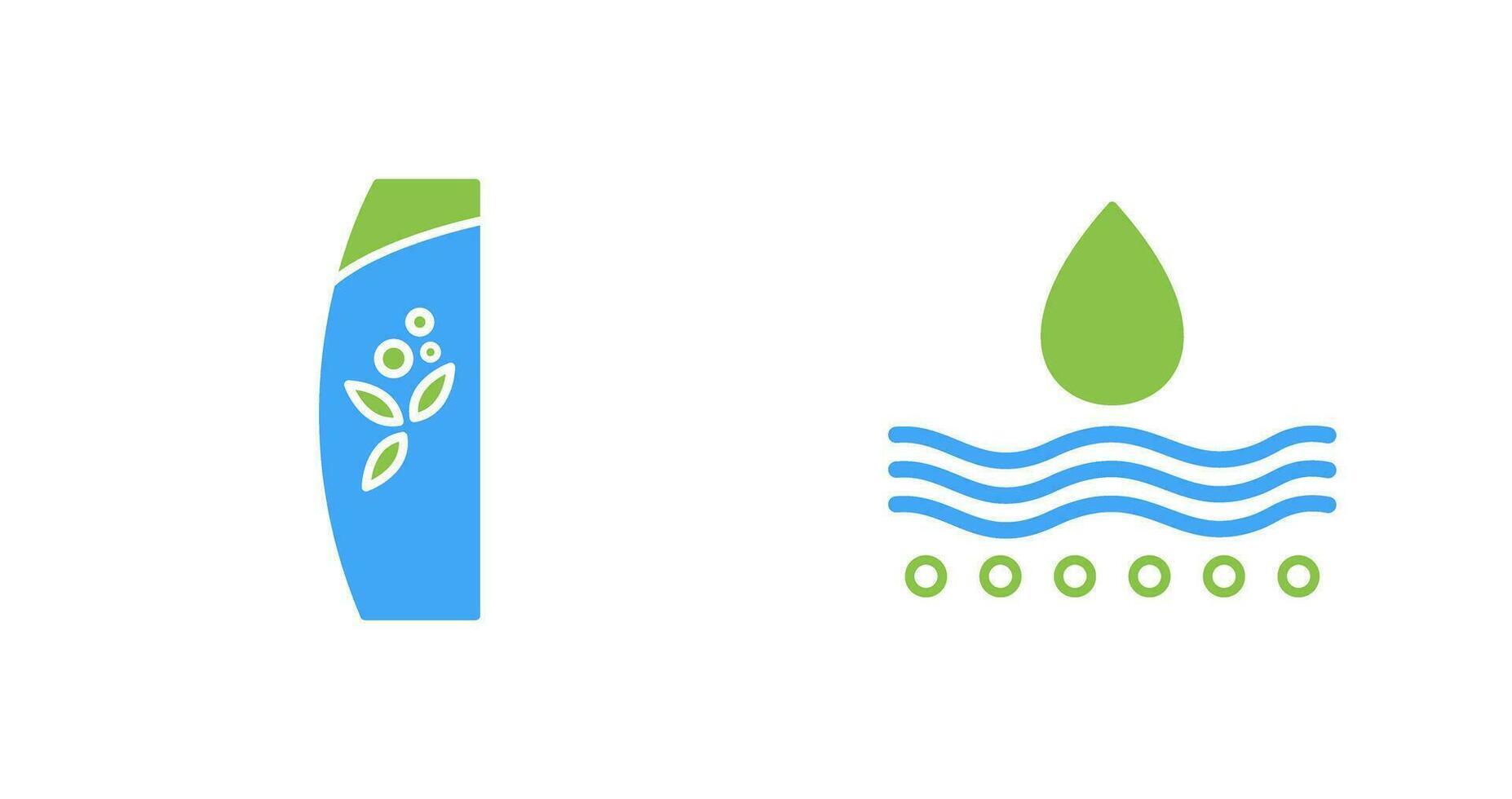 Natural and Moisture Icon vector