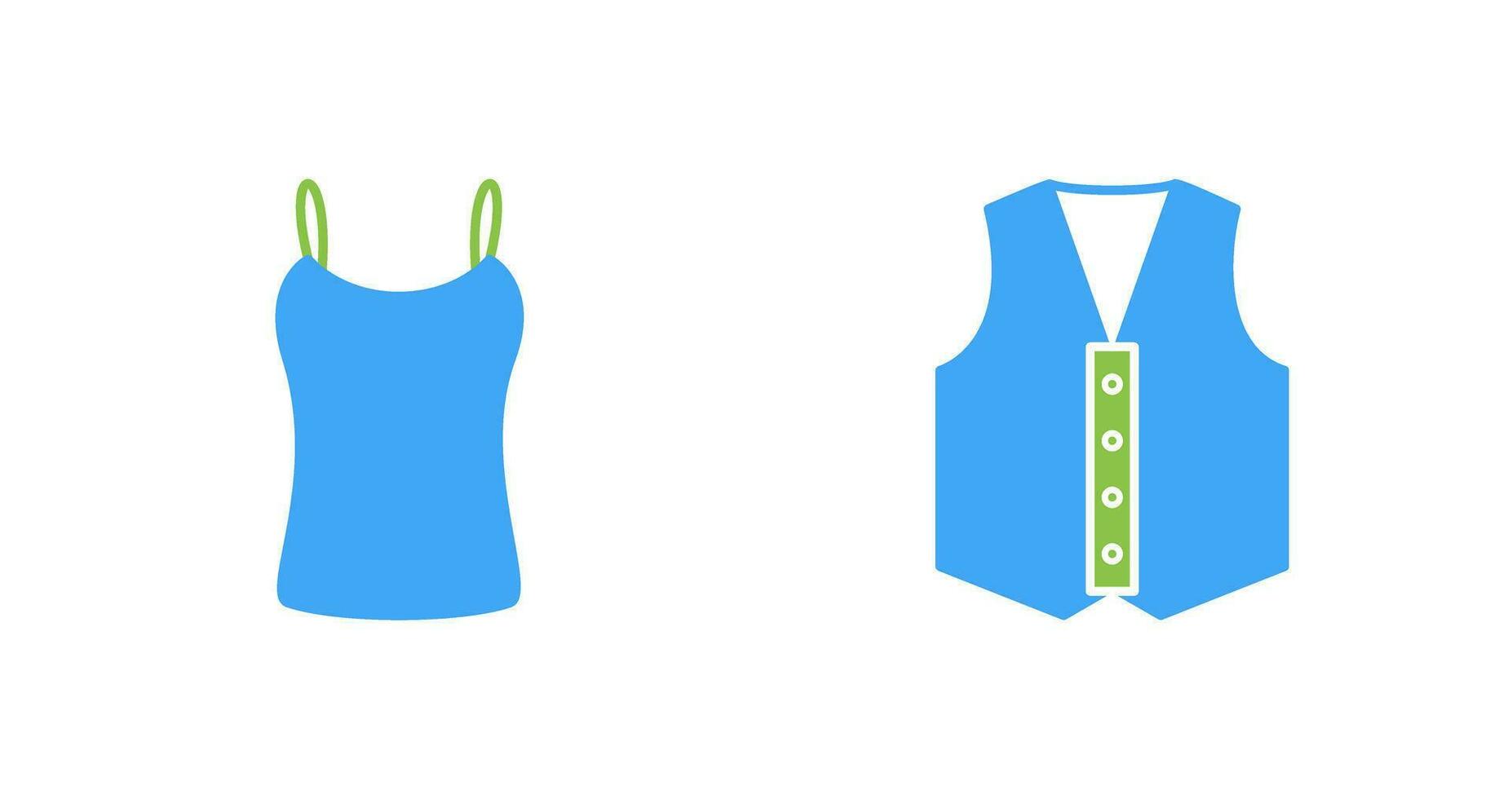 Ladies Vest and safety Icon vector