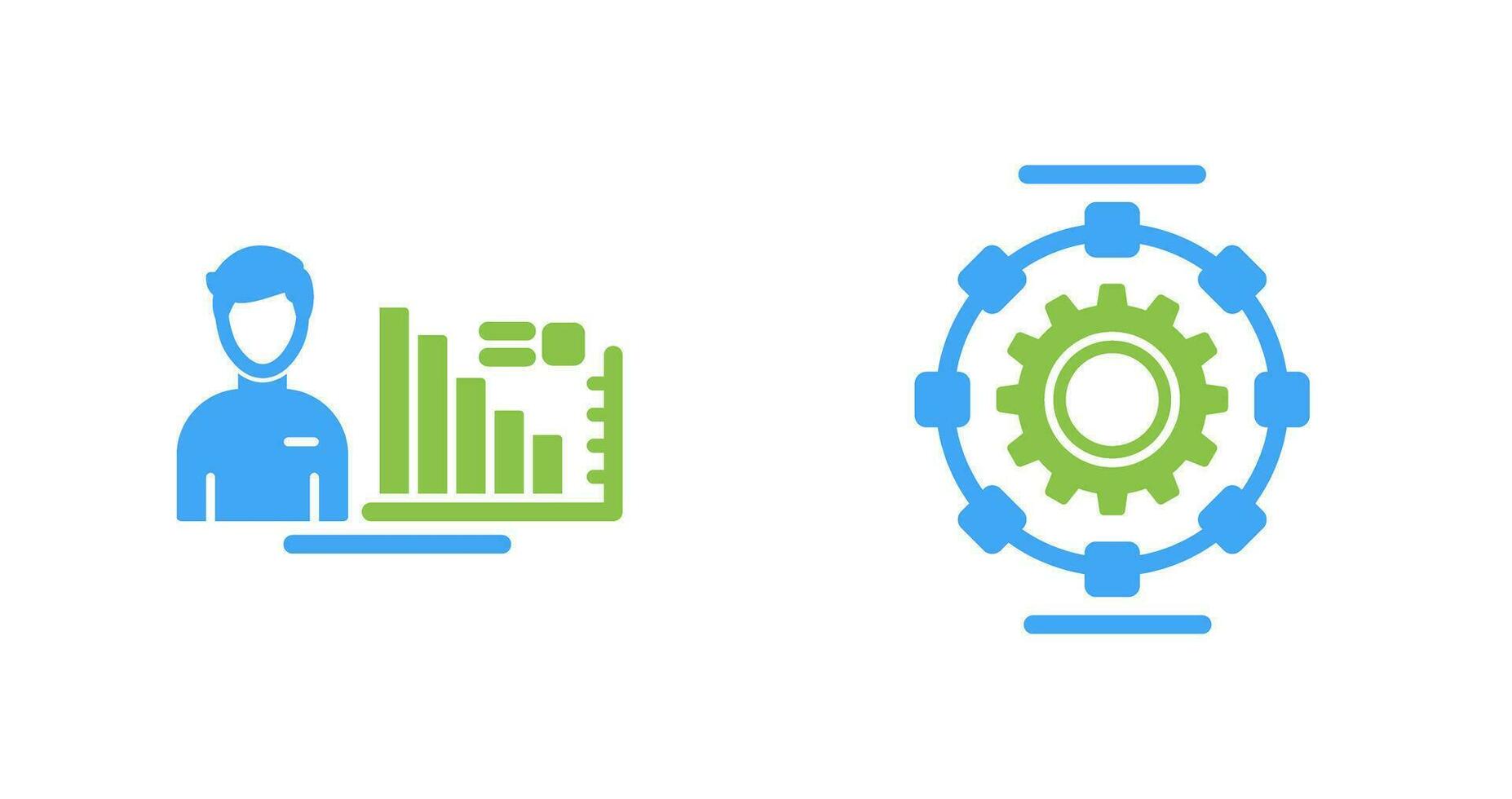 Consulting and Automated  Icon vector