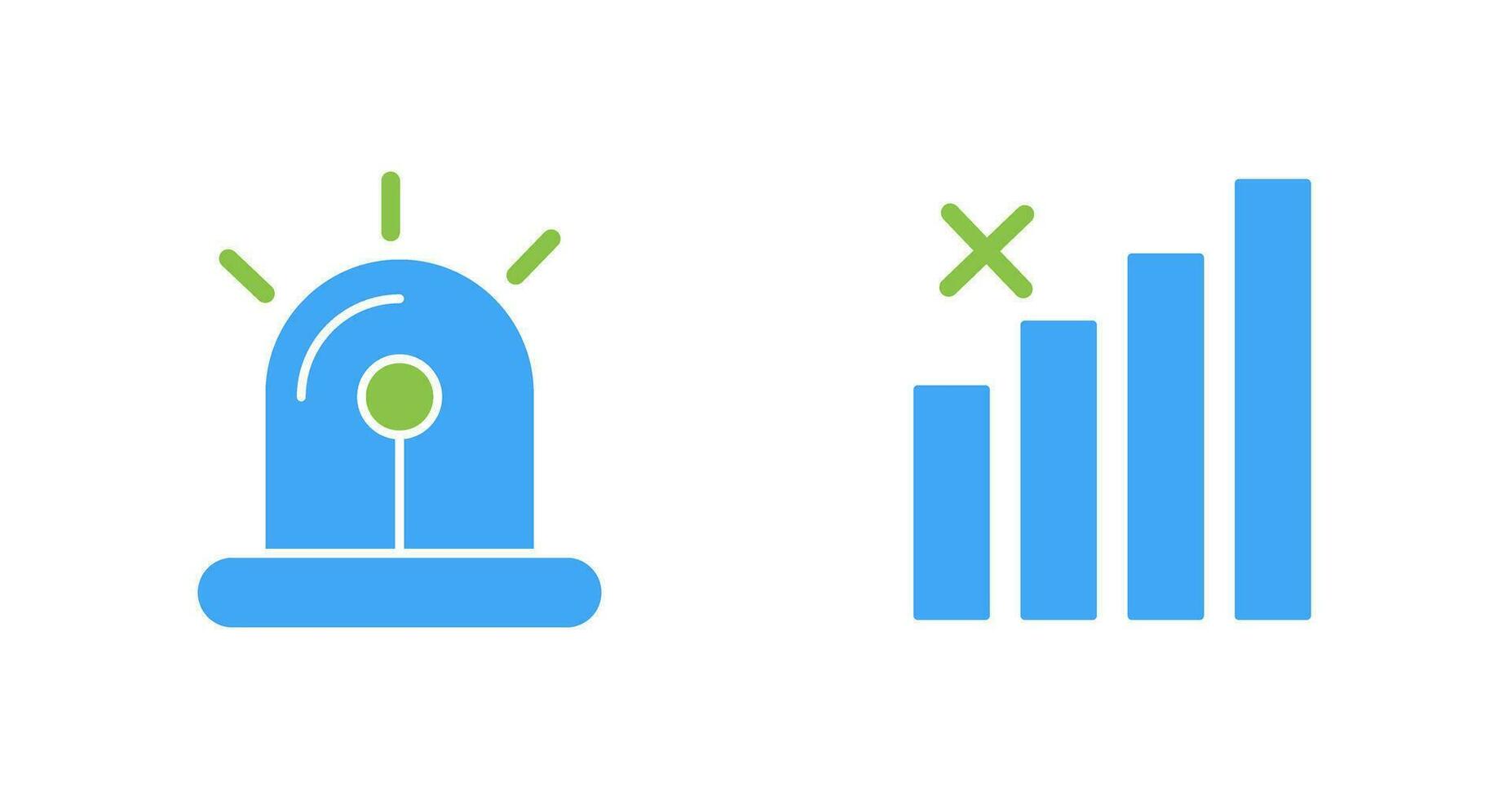 Sire and Block Icon vector