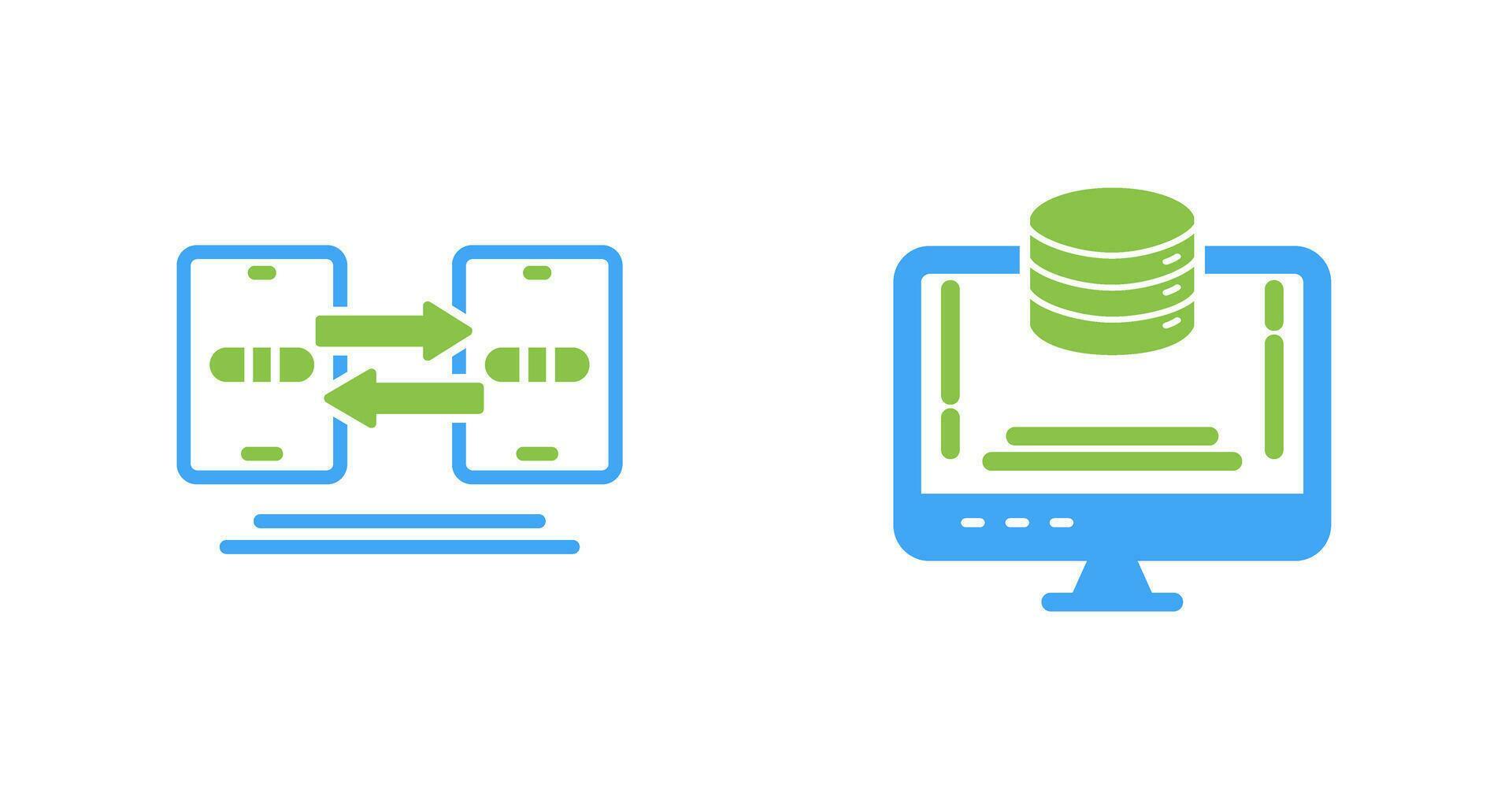 Data Synchronization and Data Storage Icon 32787472 Vector Art at Vecteezy