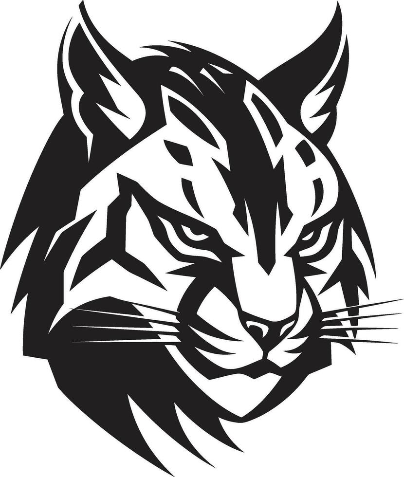 Vector Bobcat A Wild Predator Animal in Vector Design Format Bobcat Vector Design A Fierce and Beautiful Wild Cat