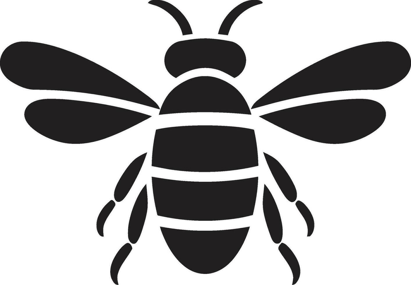 Black Beehive Heraldry Honey Bee Kingdom Insignia vector