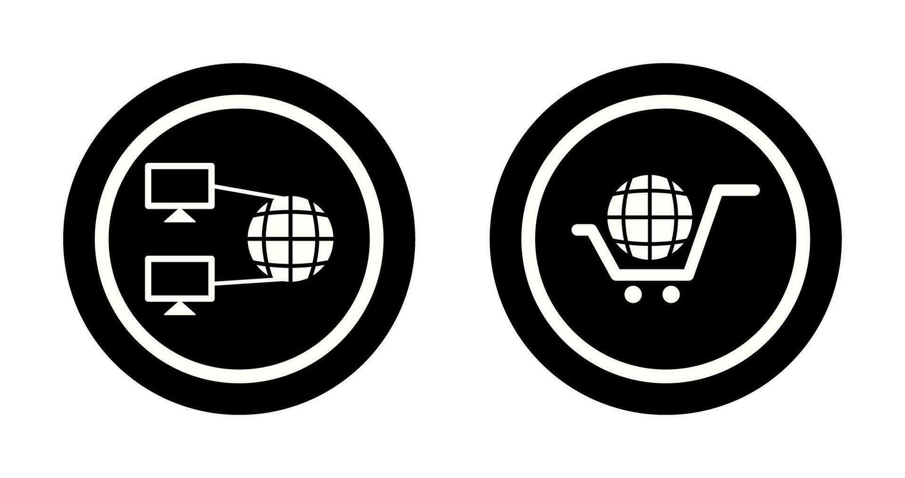Internet Connectivity and Global Icon vector