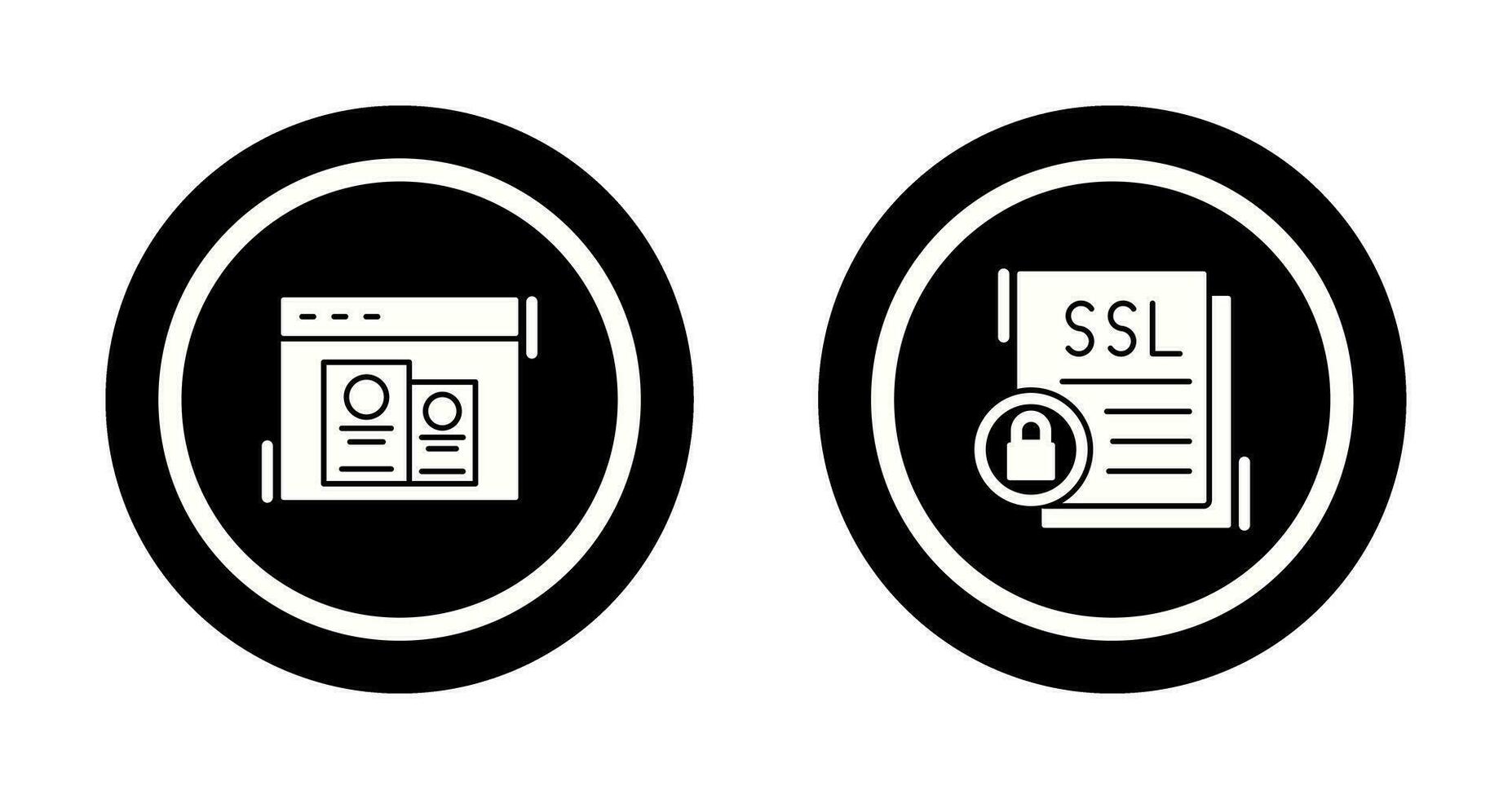 User and Protection Icon vector