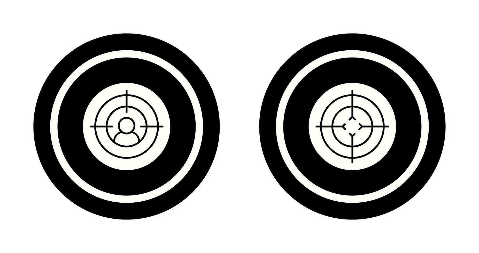 Goal and Target Icon vector