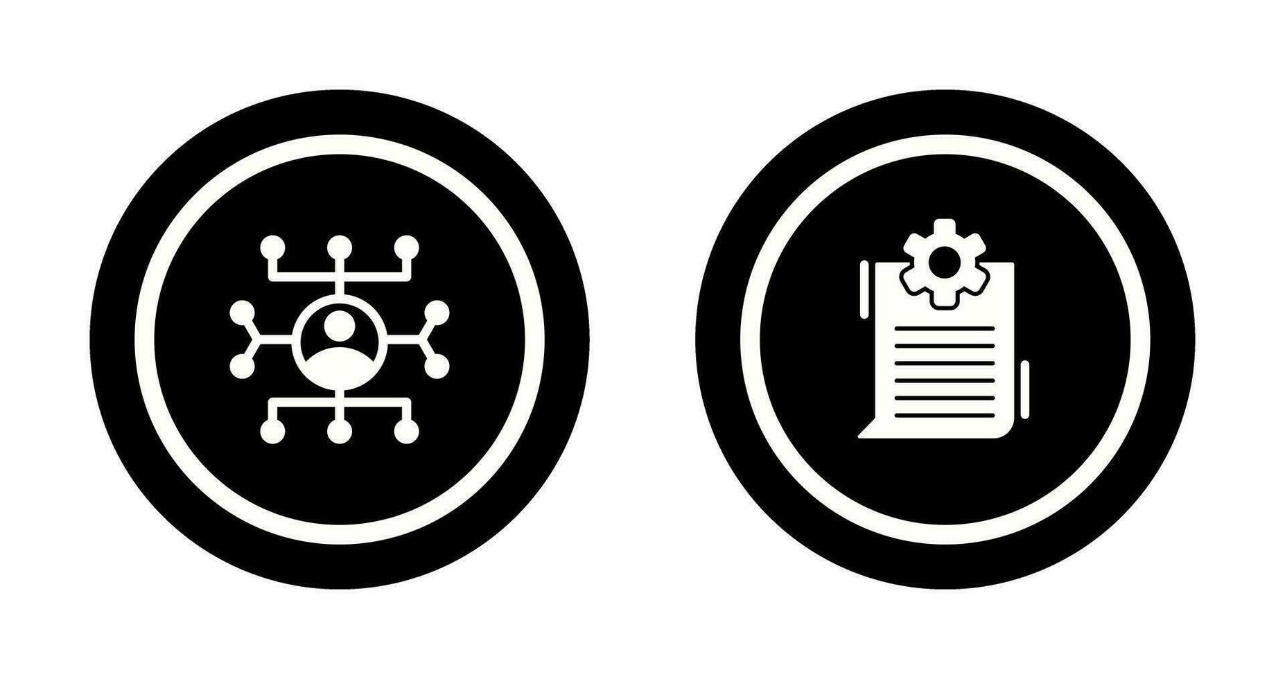 Affiliate Markweting and Content Management Icon vector