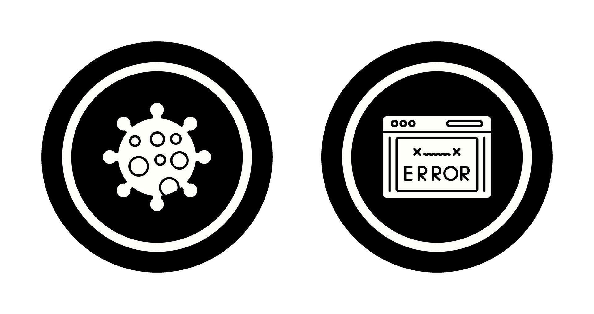 Virus and Error Code Icon 32788069 Vector Art at Vecteezy