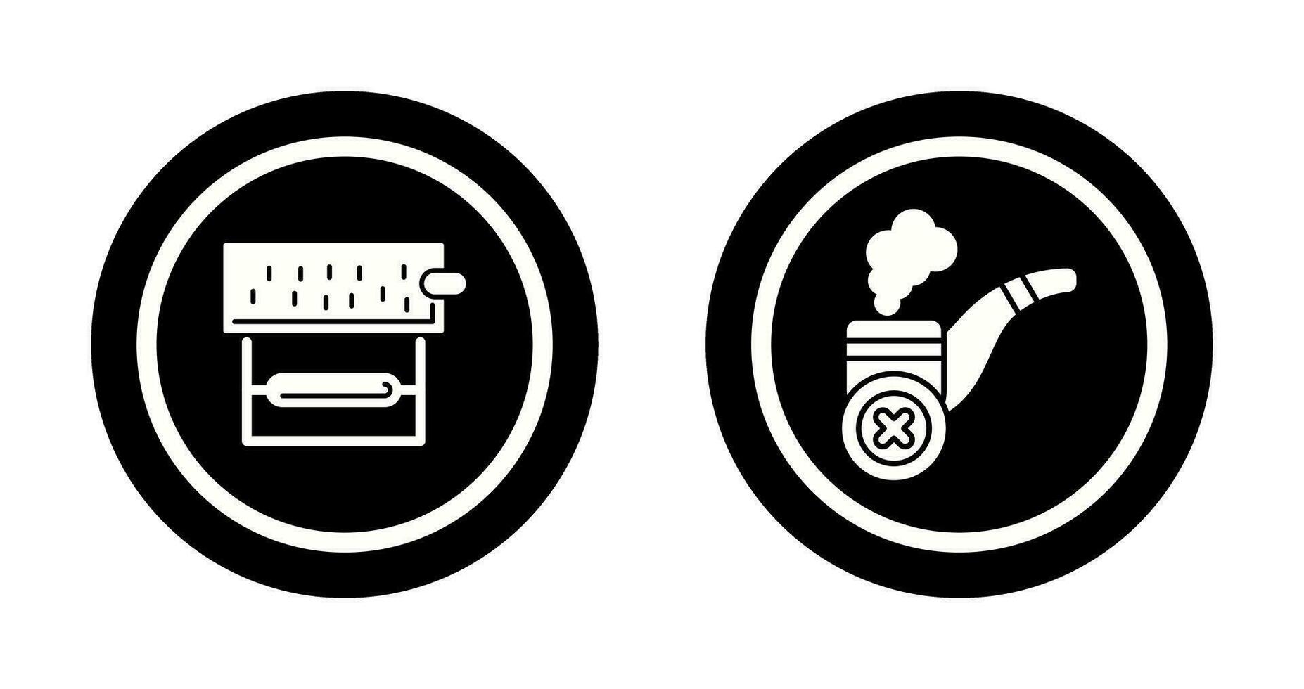 Rolling Tobacco and No Cigar Icon vector