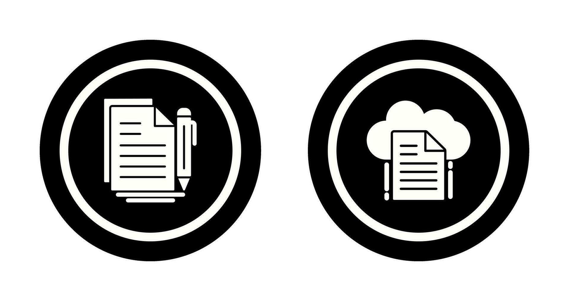 Document and File Icon vector