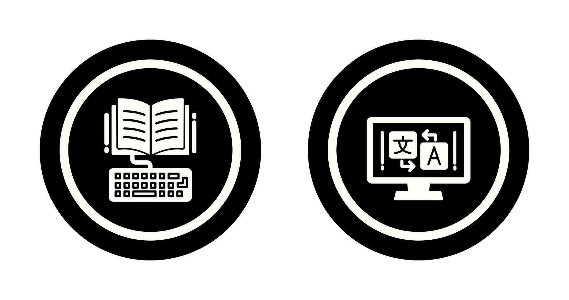 Study and Language Icon vector