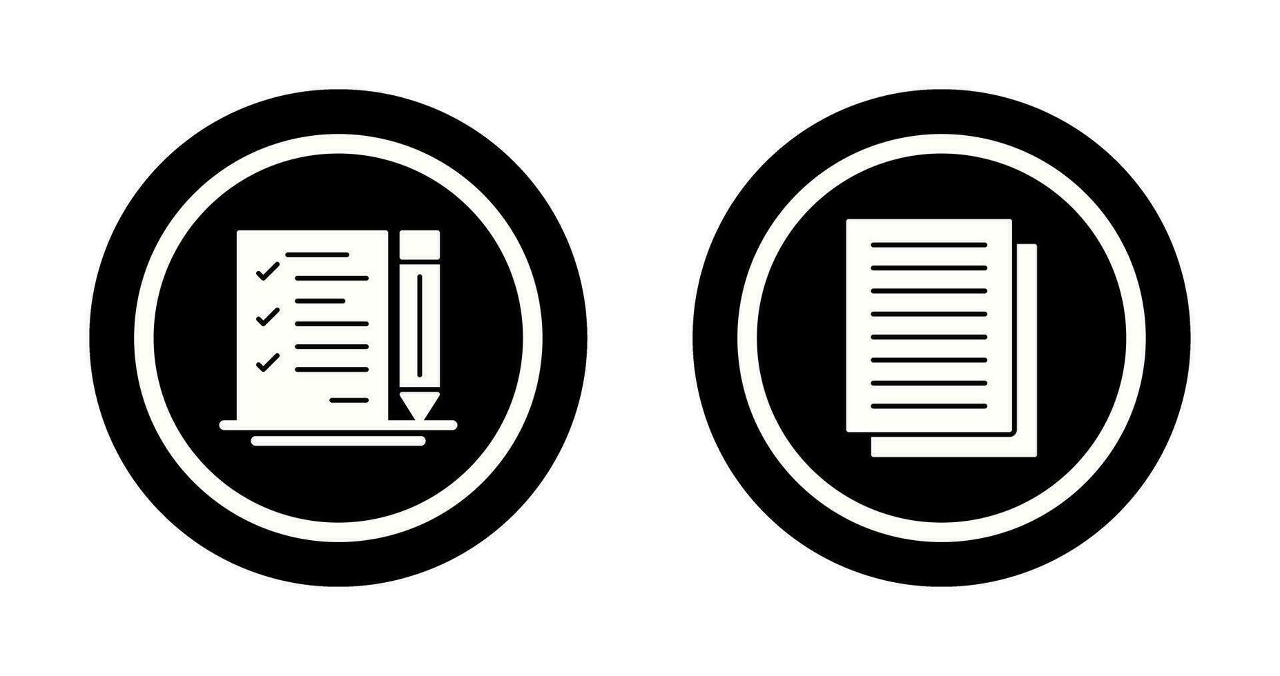 Agreement and Document Icon vector