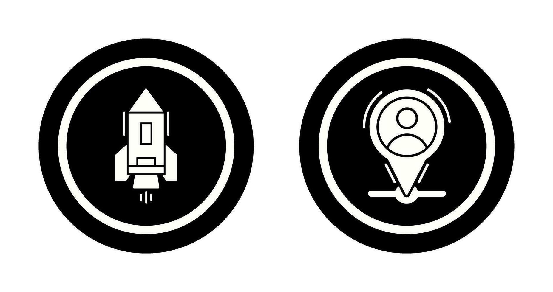 Start Up and Placeholder Icon vector